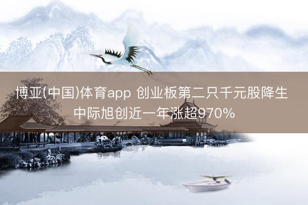 博亚(中国)体育app 创业板第二只千元股降生 中际旭创近一年涨超970%